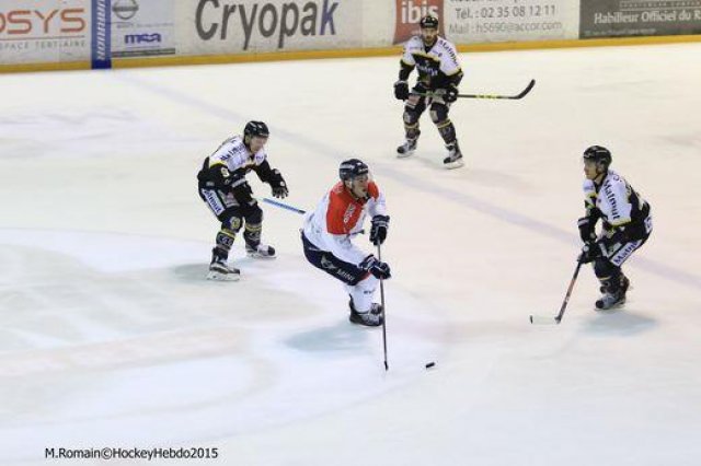 Photo hockey match Rouen - Angers  le 08/12/2015