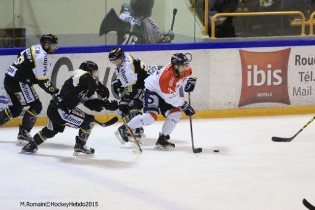 Photo hockey match Rouen - Angers  le 08/12/2015