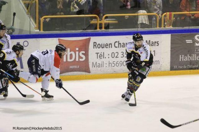 Photo hockey match Rouen - Angers  le 08/12/2015