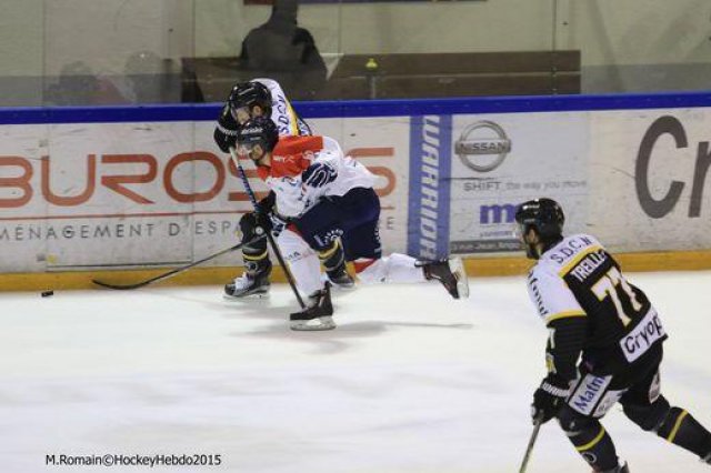 Photo hockey match Rouen - Angers  le 08/12/2015