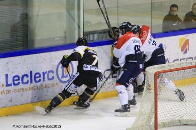 Photo hockey match Rouen - Angers  le 08/12/2015