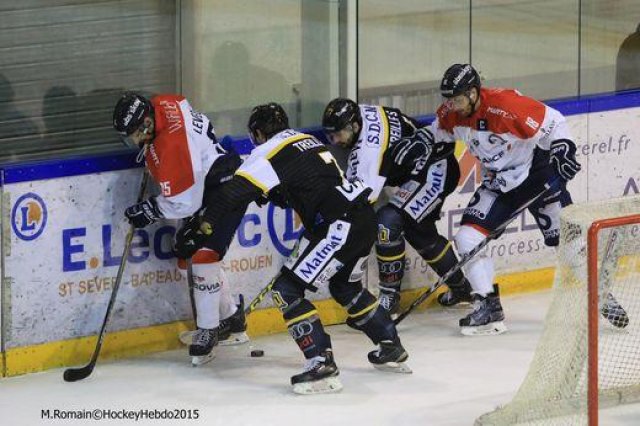 Photo hockey match Rouen - Angers  le 08/12/2015