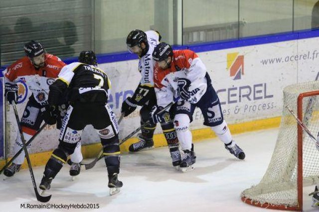 Photo hockey match Rouen - Angers  le 08/12/2015