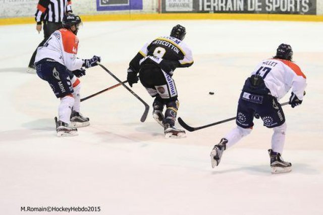 Photo hockey match Rouen - Angers  le 08/12/2015