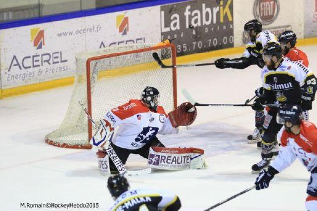 Photo hockey match Rouen - Angers  le 08/12/2015