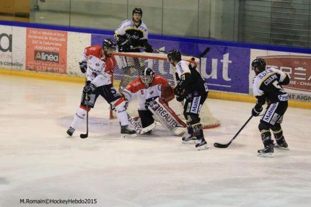 Photo hockey match Rouen - Angers  le 08/12/2015