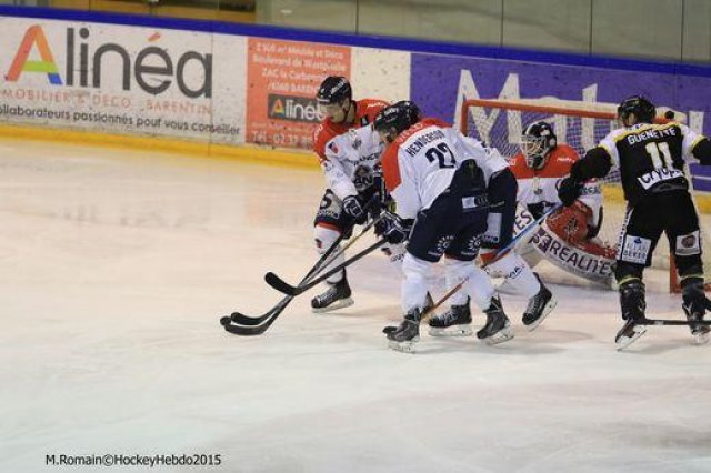 Photo hockey match Rouen - Angers  le 08/12/2015