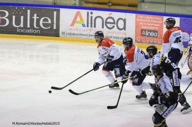Photo hockey match Rouen - Angers  le 08/12/2015