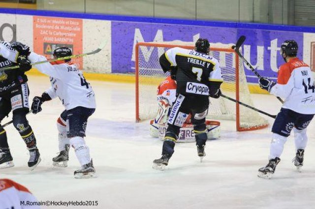 Photo hockey match Rouen - Angers  le 08/12/2015