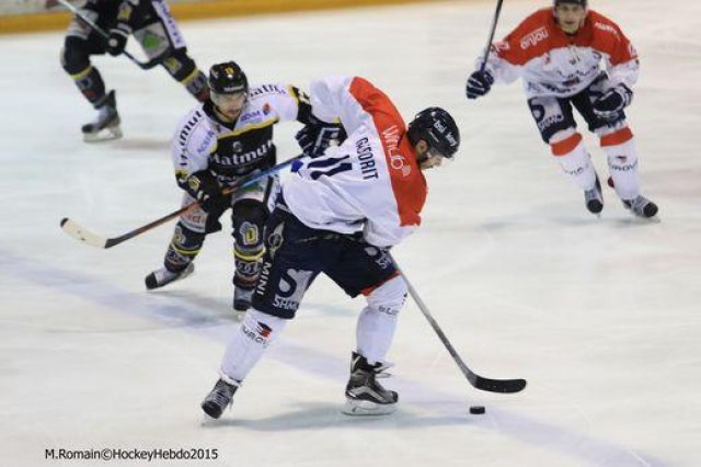 Photo hockey match Rouen - Angers  le 08/12/2015