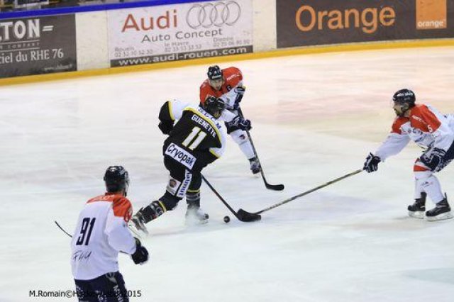 Photo hockey match Rouen - Angers  le 08/12/2015