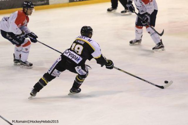 Photo hockey match Rouen - Angers  le 08/12/2015