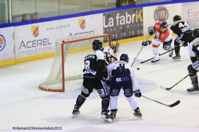 Photo hockey match Rouen - Angers  le 08/12/2015