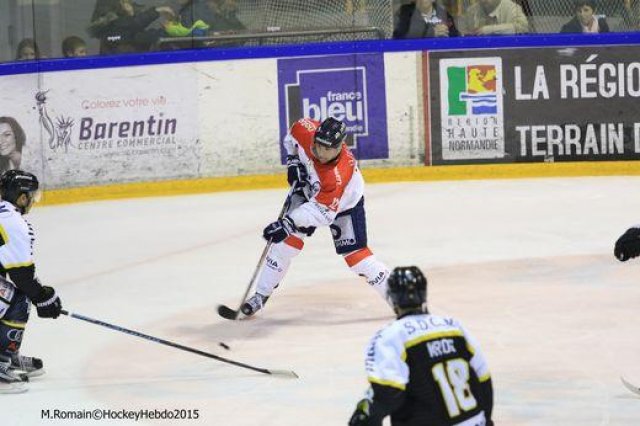 Photo hockey match Rouen - Angers  le 08/12/2015
