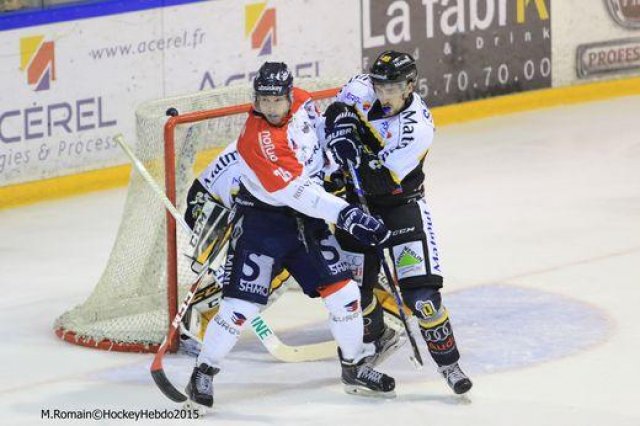 Photo hockey match Rouen - Angers  le 08/12/2015