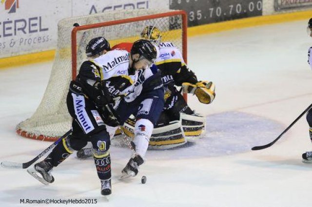 Photo hockey match Rouen - Angers  le 08/12/2015