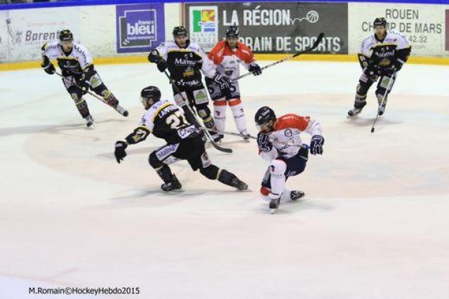 Photo hockey match Rouen - Angers  le 08/12/2015