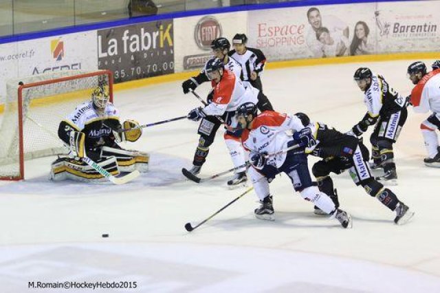 Photo hockey match Rouen - Angers  le 08/12/2015