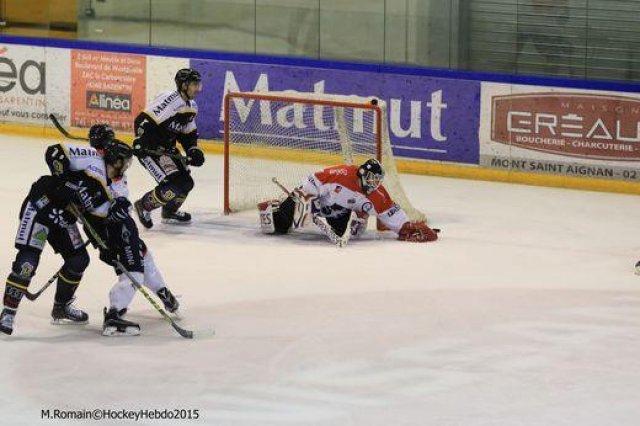 Photo hockey match Rouen - Angers  le 08/12/2015