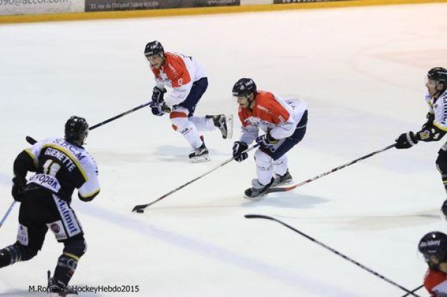 Photo hockey match Rouen - Angers  le 08/12/2015