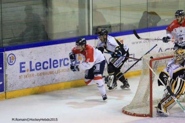 Photo hockey match Rouen - Angers  le 08/12/2015