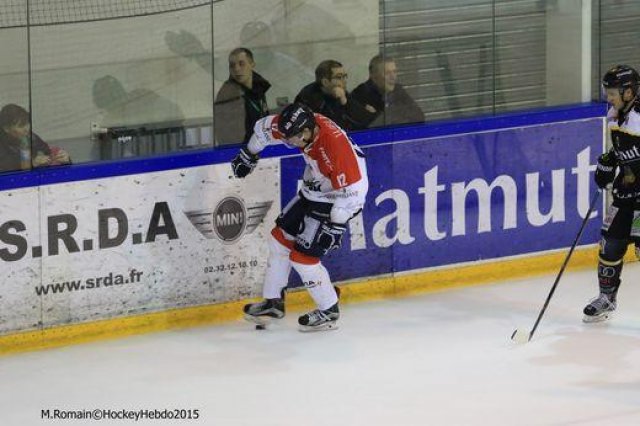 Photo hockey match Rouen - Angers  le 08/12/2015