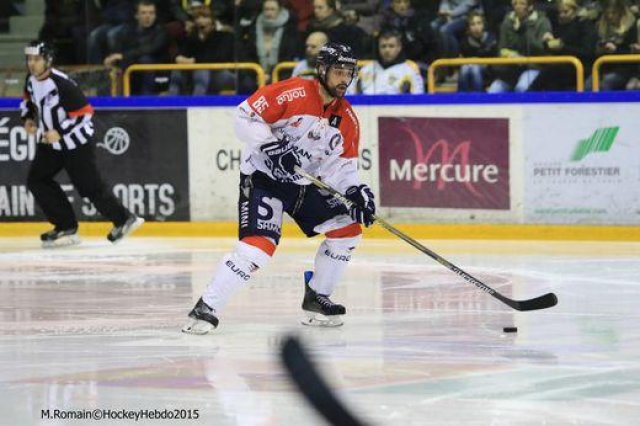 Photo hockey match Rouen - Angers  le 08/12/2015