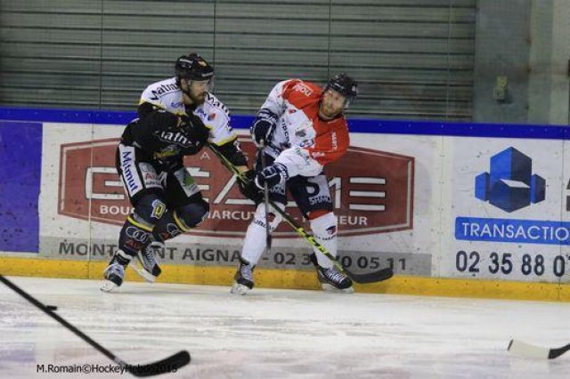 Photo hockey match Rouen - Angers  le 08/12/2015