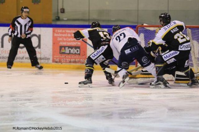 Photo hockey match Rouen - Angers  le 08/12/2015