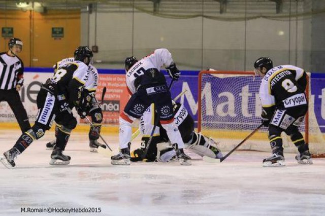 Photo hockey match Rouen - Angers  le 08/12/2015