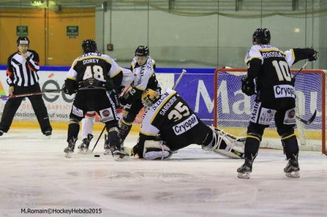 Photo hockey match Rouen - Angers  le 08/12/2015