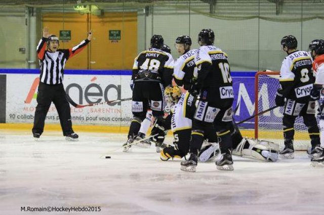 Photo hockey match Rouen - Angers  le 08/12/2015