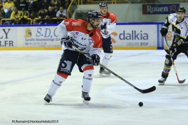 Photo hockey match Rouen - Angers  le 08/12/2015