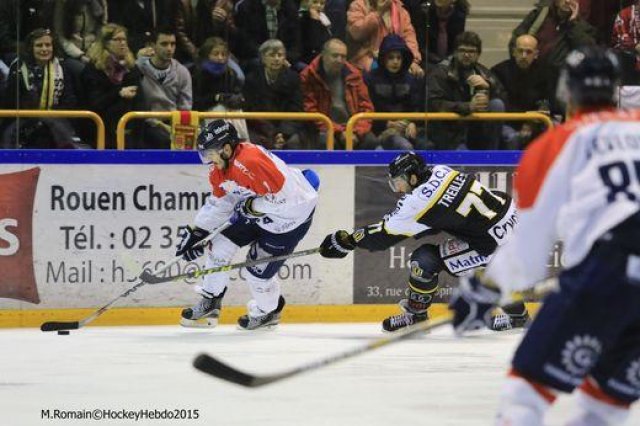 Photo hockey match Rouen - Angers  le 08/12/2015
