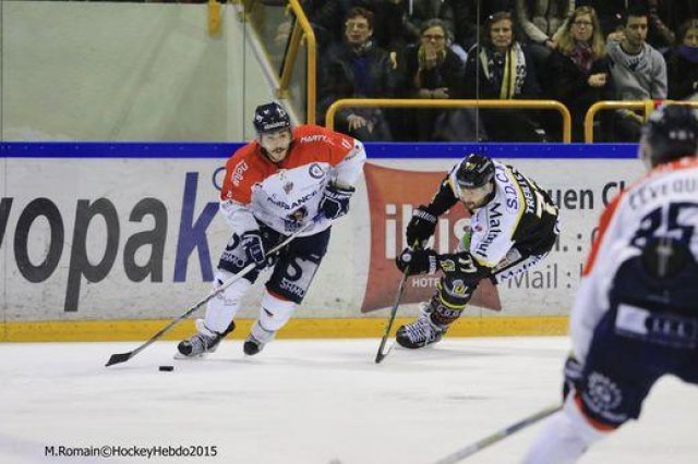 Photo hockey match Rouen - Angers  le 08/12/2015