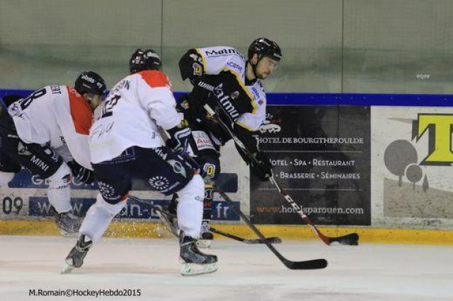 Photo hockey match Rouen - Angers  le 08/12/2015