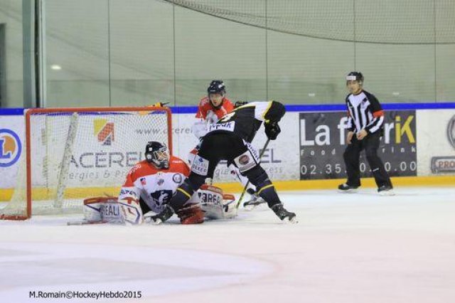 Photo hockey match Rouen - Angers  le 08/12/2015