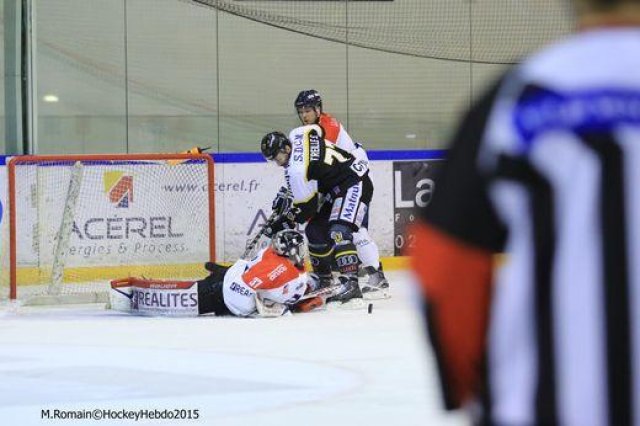 Photo hockey match Rouen - Angers  le 08/12/2015