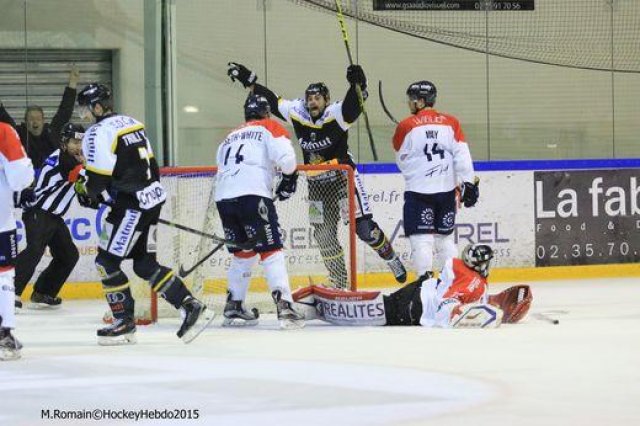 Photo hockey match Rouen - Angers  le 08/12/2015
