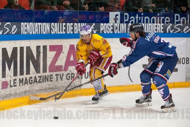 Photo hockey match Grenoble  - Dijon  le 08/12/2015