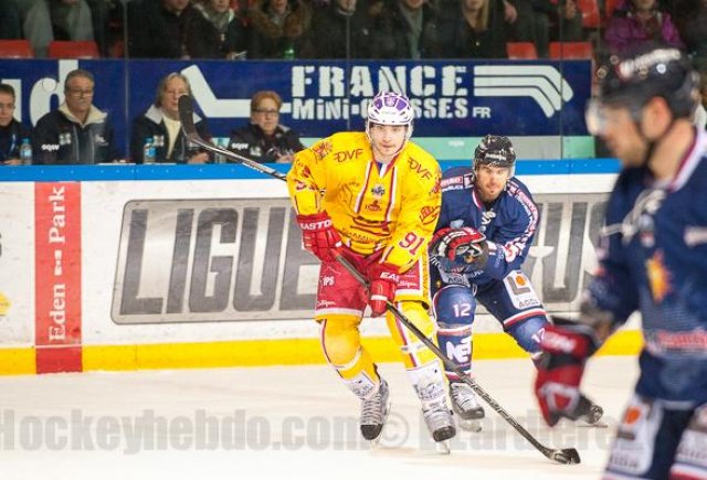 Photo hockey match Grenoble  - Dijon  le 08/12/2015