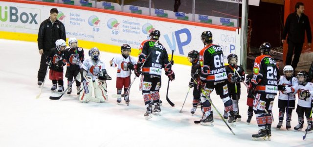 Photo hockey match Amiens  - Brest  le 08/12/2015