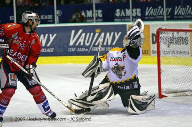 Photo hockey match Grenoble  - Rouen le 20/01/2009