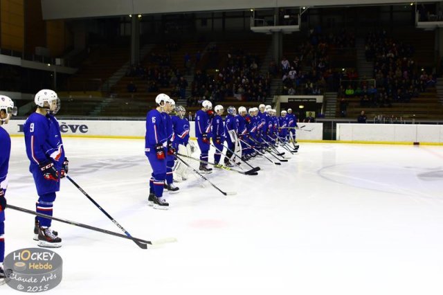 Photo hockey match France U20 - Ukraine le 12/12/2015