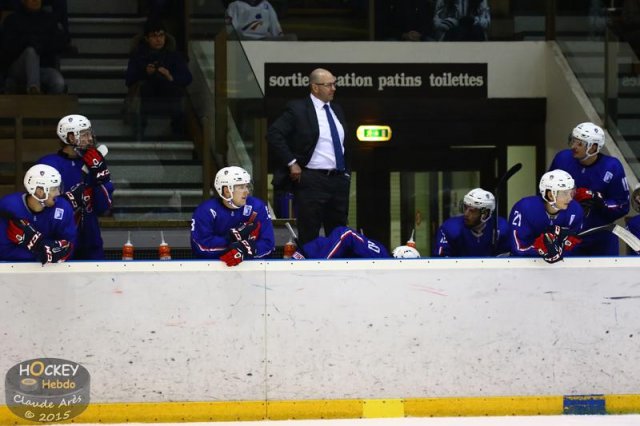 Photo hockey match France U20 - Ukraine le 12/12/2015