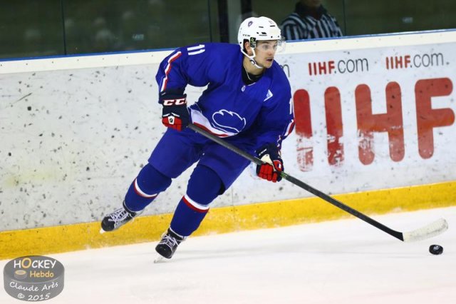 Photo hockey match France U20 - Ukraine le 12/12/2015