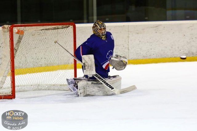 Photo hockey match France U20 - Ukraine le 12/12/2015
