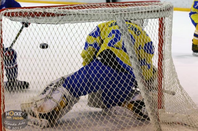 Photo hockey match France U20 - Ukraine le 12/12/2015