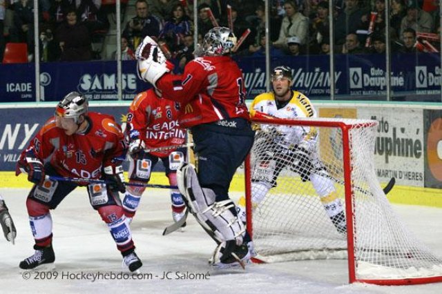 Photo hockey match Grenoble  - Rouen le 20/01/2009