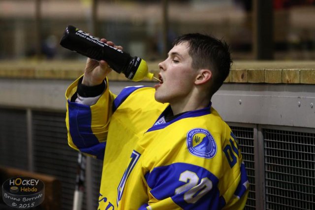 Photo hockey match France U20 - Ukraine le 12/12/2015
